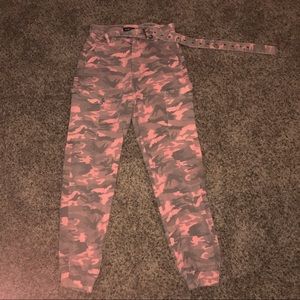 Camo cargo pants